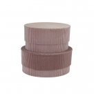 Box velours round