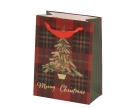 Bag xmas tree tartan