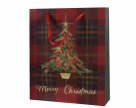 Bag xmas tree tartan