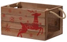 Wooden case reindeer