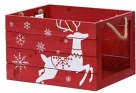 Wooden case reindeer