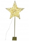 Led star stand gold