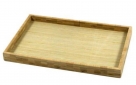 Tray wood rect.