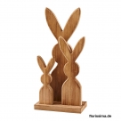 Rabbit x3 wood