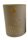 Votive xmas tree met