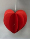 Heart 3d hanging