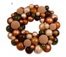 Wreath w/xmas balls
