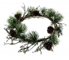 Pinecone wreath