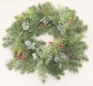 Pine wreath w/berry