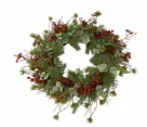 Pine wreath berries