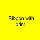 Ribbon with print