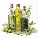 Oil and herbs