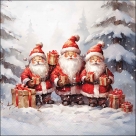 Santa triplets