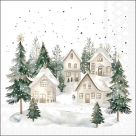 Snowy houses