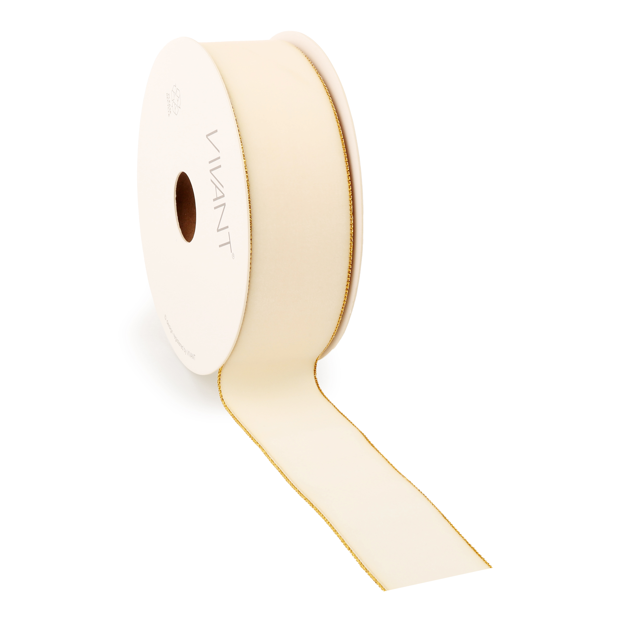 Ribbon velvety gold