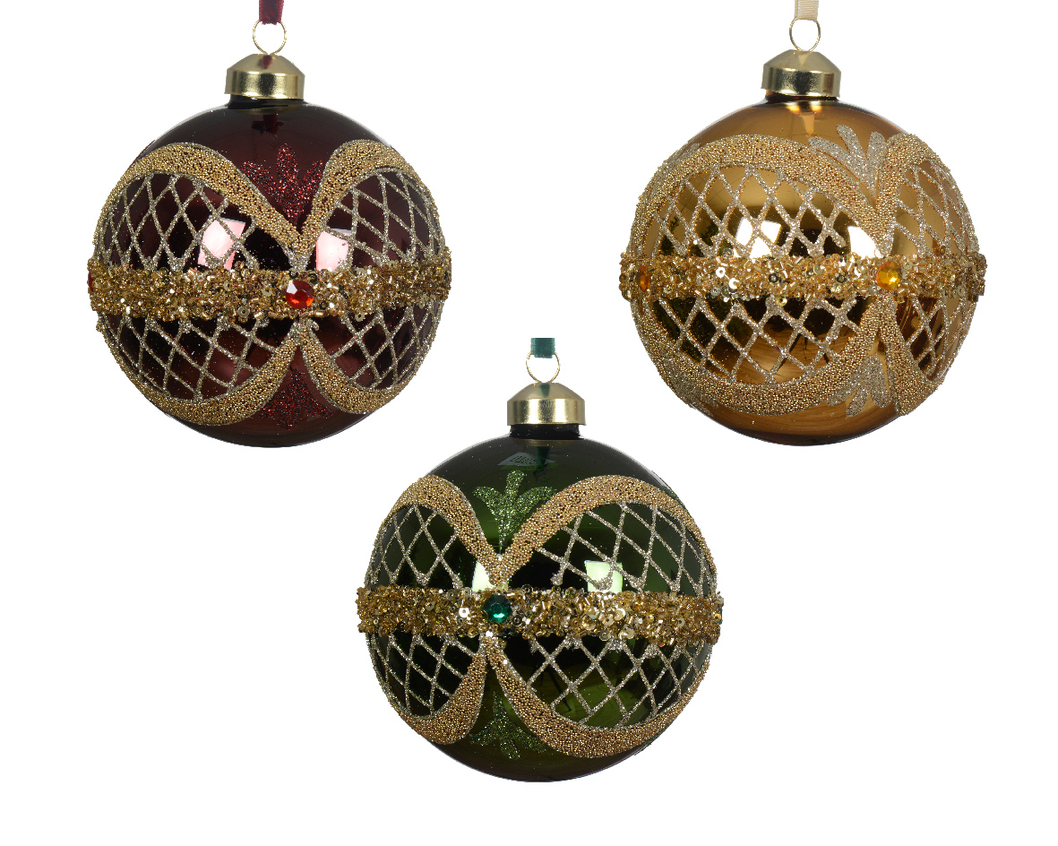 Xmas balls glass