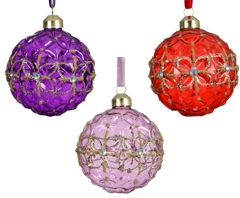 Xmas balls glass