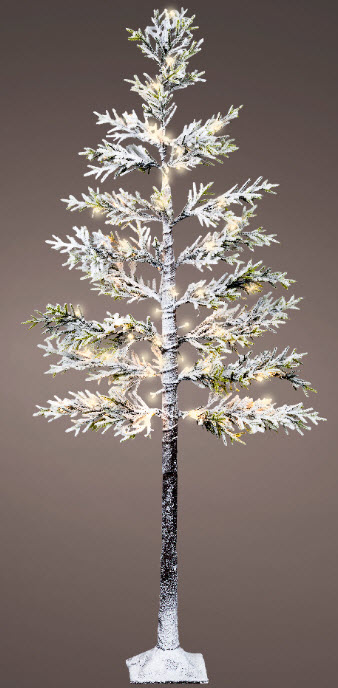 Tree led w/snow
