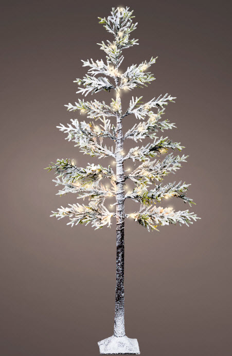 Tree led w/snow