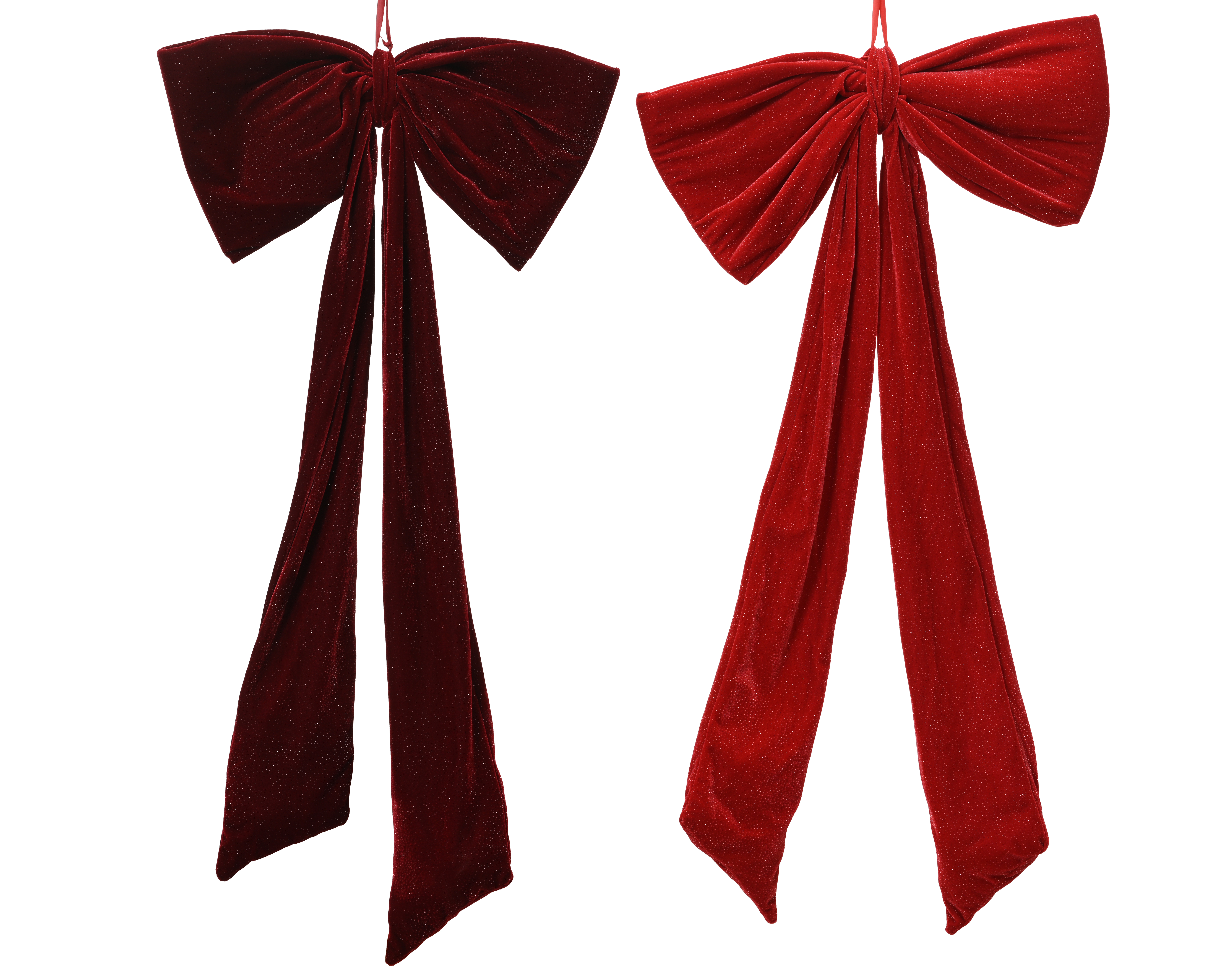 Bow velvet w/filling