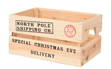 Crate wood xmas