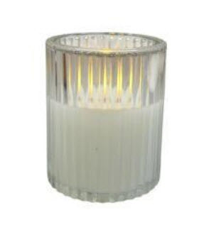 Candle led in glass