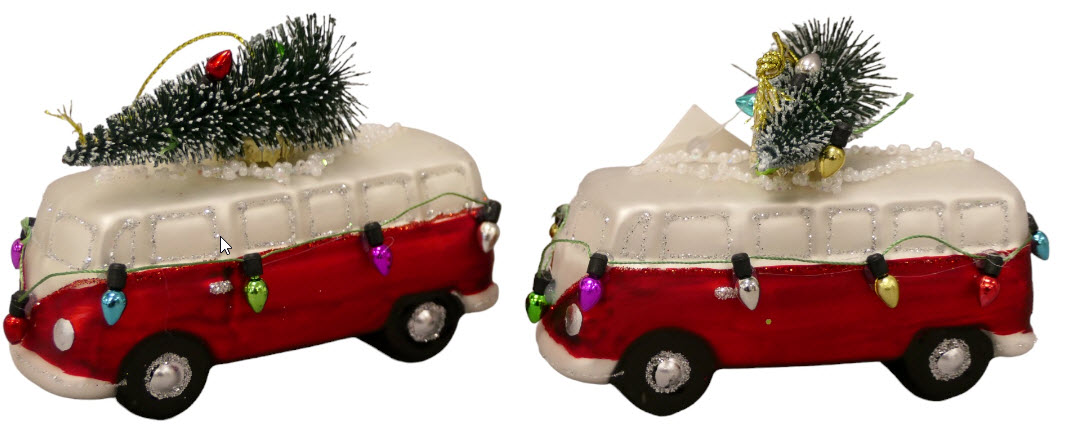 Xmas ball glass van