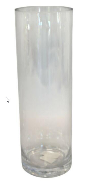 Vase glass cylinder