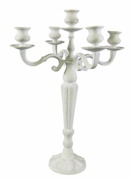 Candle holder x5 alu