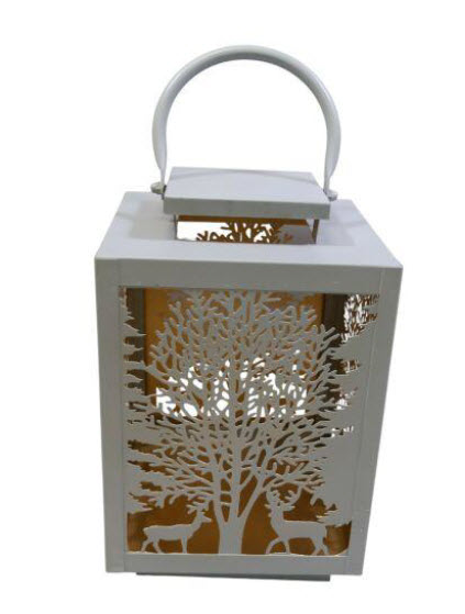Lantern metal rect.
