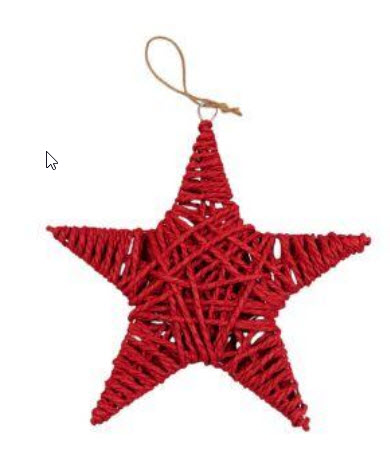 Star paper rope hang