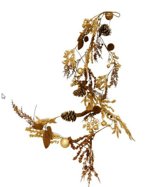 Garland pinecones