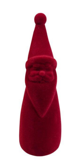 Santa claus flocked