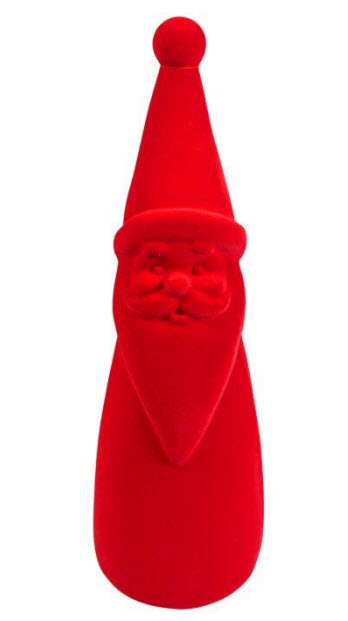 Santa claus flocked