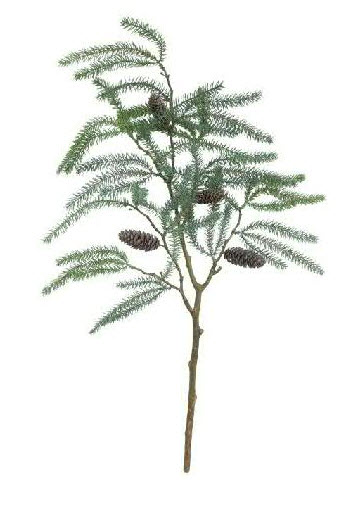 Pine pick w/pinecone