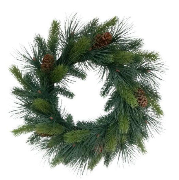Wreath w/pinecones
