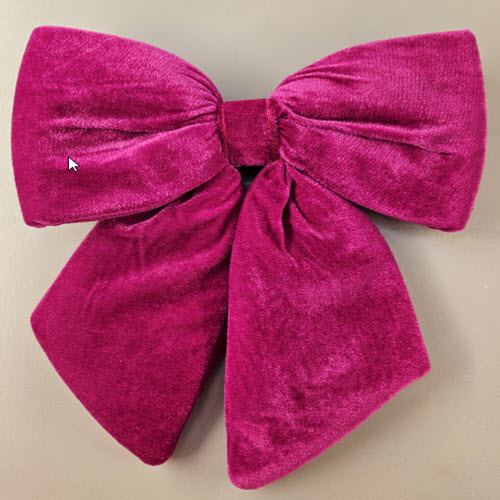 Velvet bow