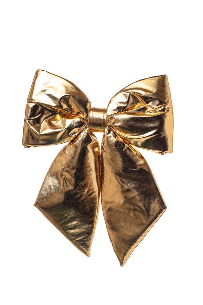 Bow leather look