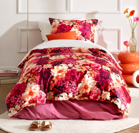 Duvet cover dahlia