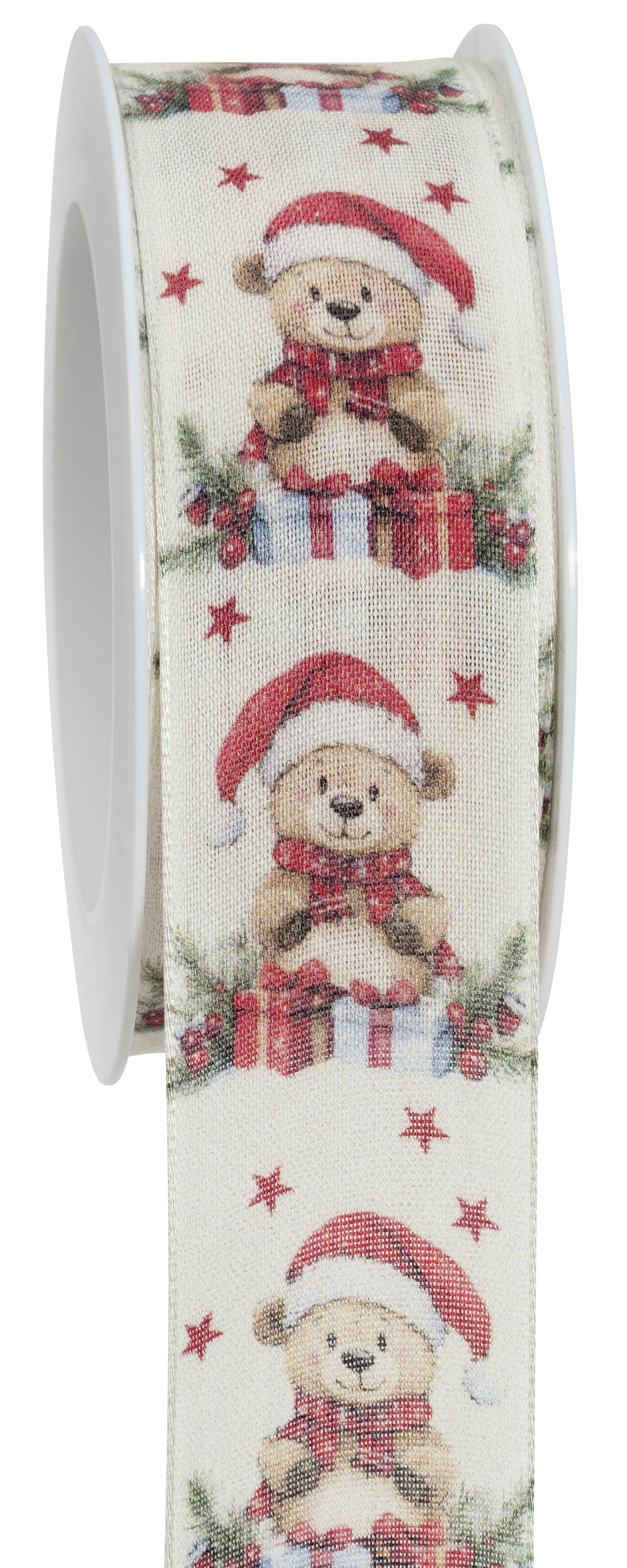 Ribbon winter teddy