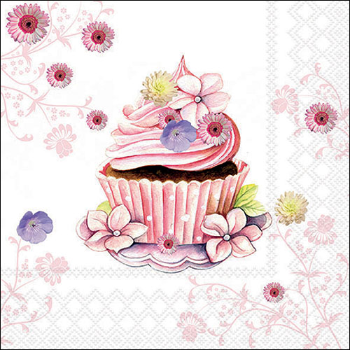 Decorated cupcake