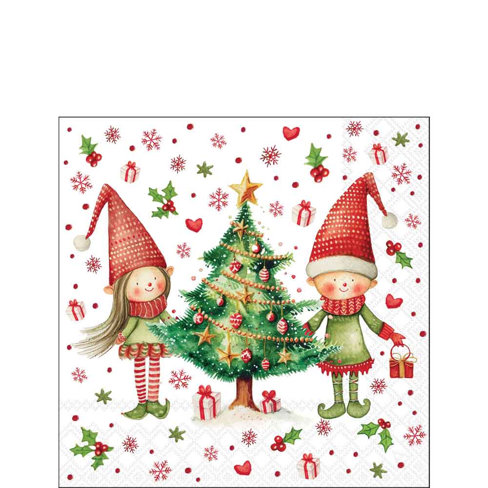 Elves by the tree