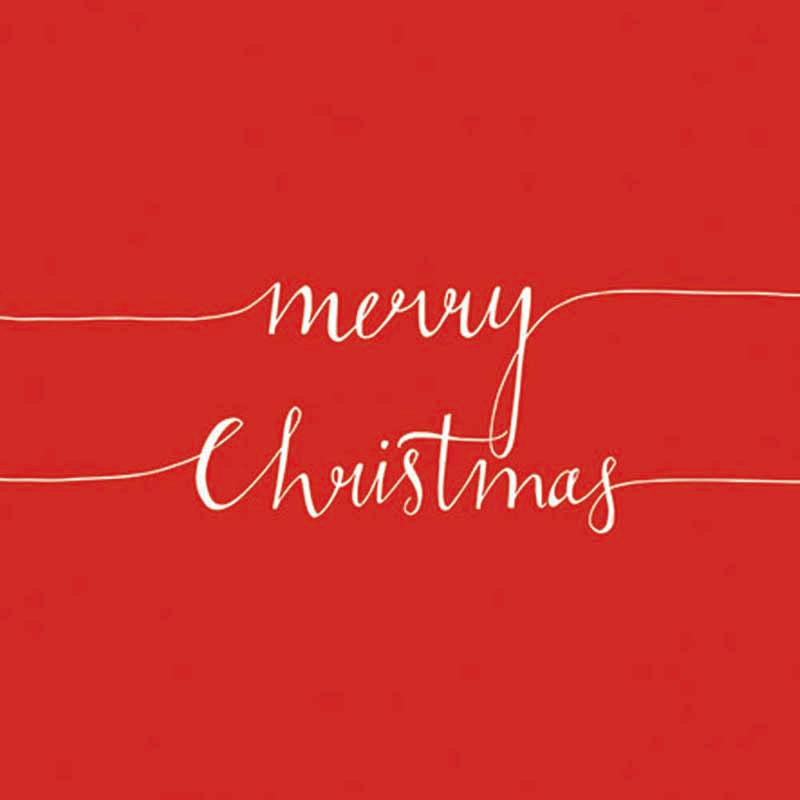 Xmas note red
