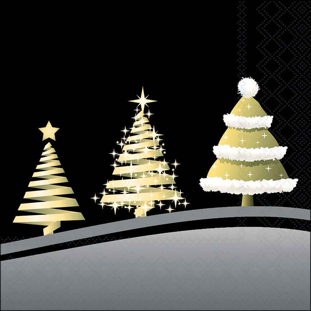 Tree in row black